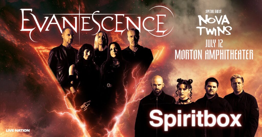 Evanescence at Morton Amphitheater 2026
