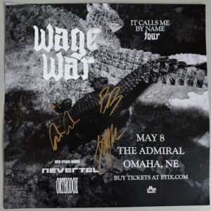 Wage War signed poster
