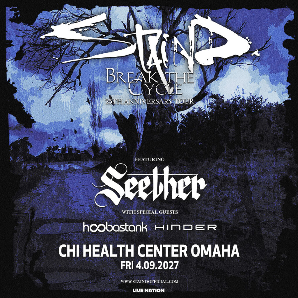 Staind at CHI Health Center